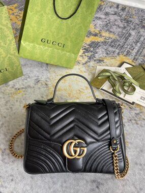 💖Gucci GG Marmont small top handle bag💖